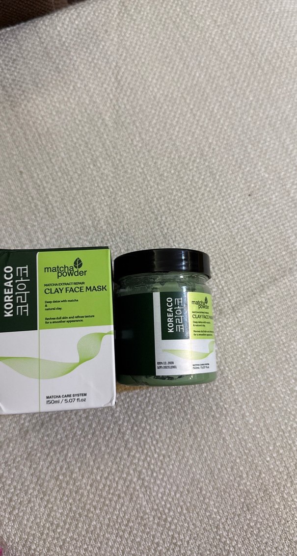 Matcha Özlü Kil Yüz Maskesi 150 ml - Görsel 2