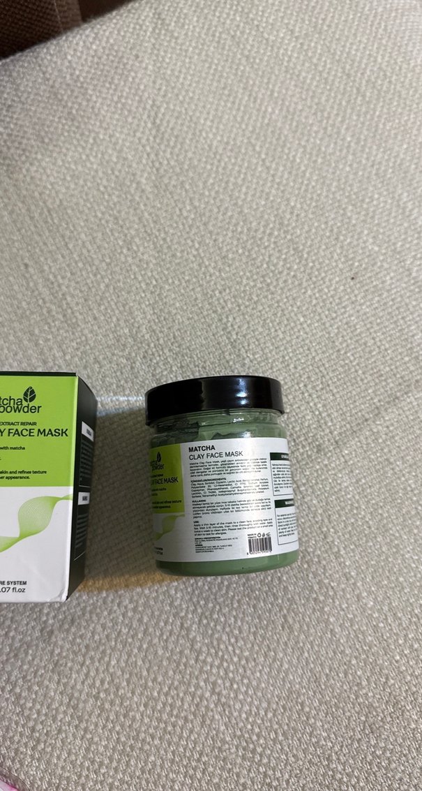 Matcha Özlü Kil Yüz Maskesi 150 ml - Görsel 3