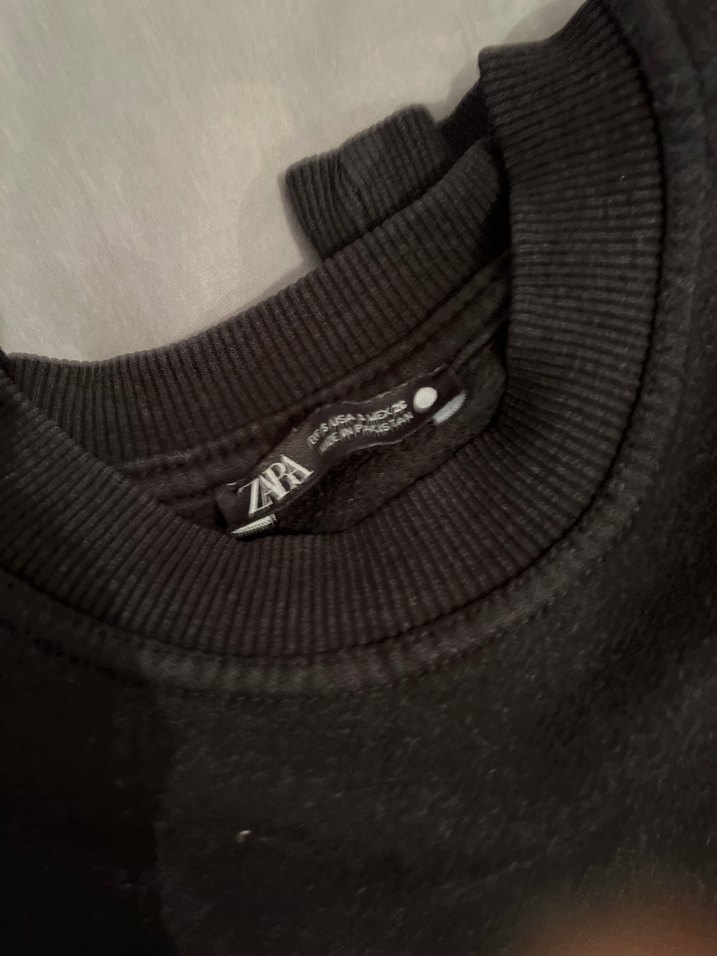 Siyah Basic Sweatshirt - Görsel 2