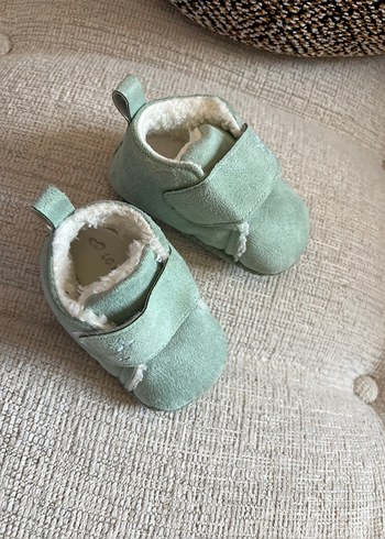 Turkuaz Erkek Çocuk Sıcak Ev Terliği - Görsel 3