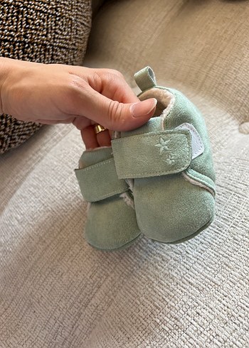 Turkuaz Erkek Çocuk Sıcak Ev Terliği - Görsel 2