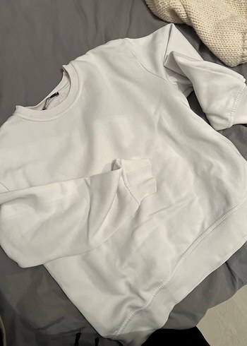 Beyaz Kadın Sweatshirt