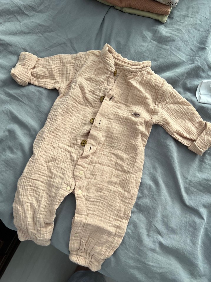 Düğmeli Erkek Çocuk Keten Gömlek - Görsel 2