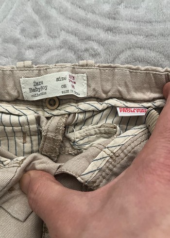 Erkek Çocuk Bej Denim Pantolon - Görsel 7