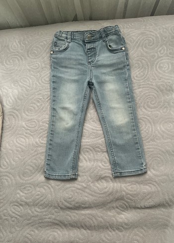 Erkek Çocuk Bej Denim Pantolon - Görsel 5