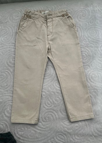 Erkek Çocuk Bej Denim Pantolon - Görsel 4