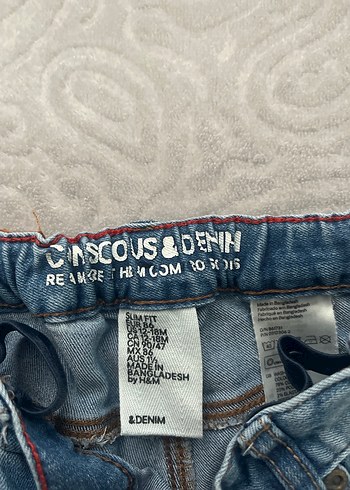 Erkek Çocuk Bej Denim Pantolon - Görsel 9