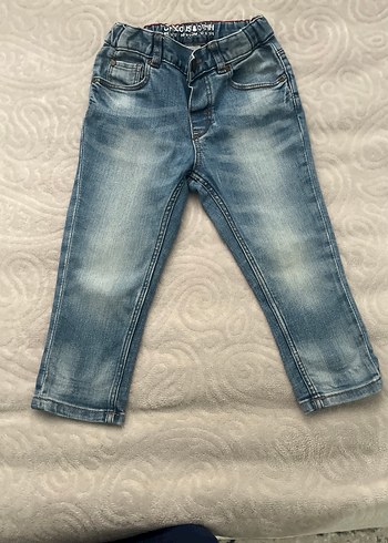 Erkek Çocuk Bej Denim Pantolon - Görsel 6