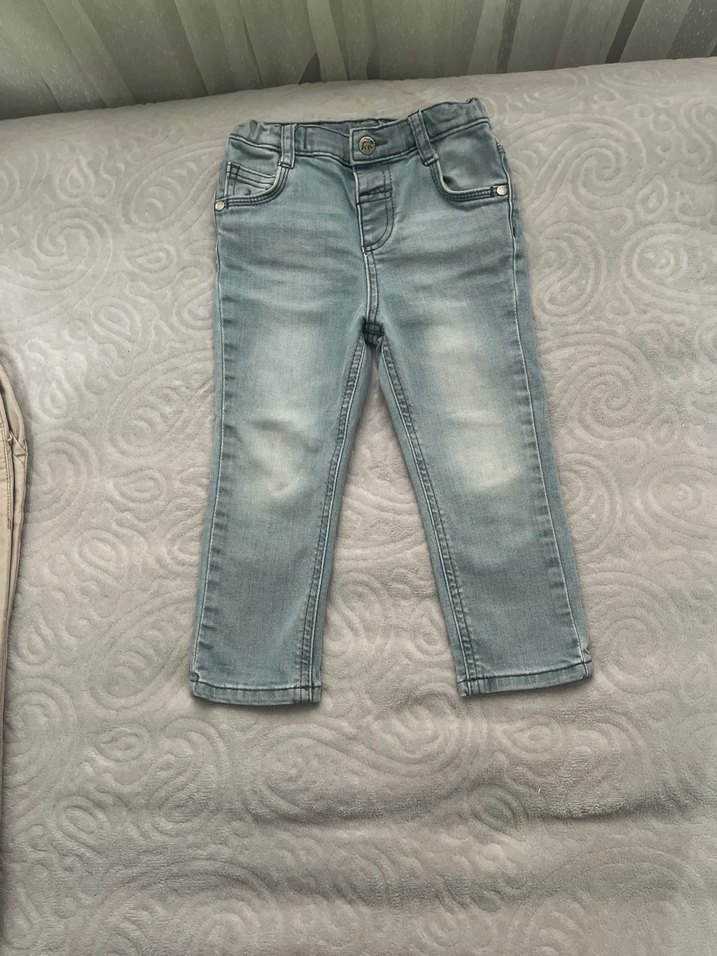 Erkek Çocuk Bej Denim Pantolon - Görsel 5