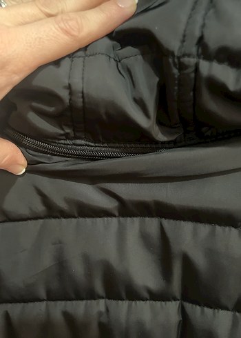 Kemerli Siyah Midi Kadın Mont - Görsel 6