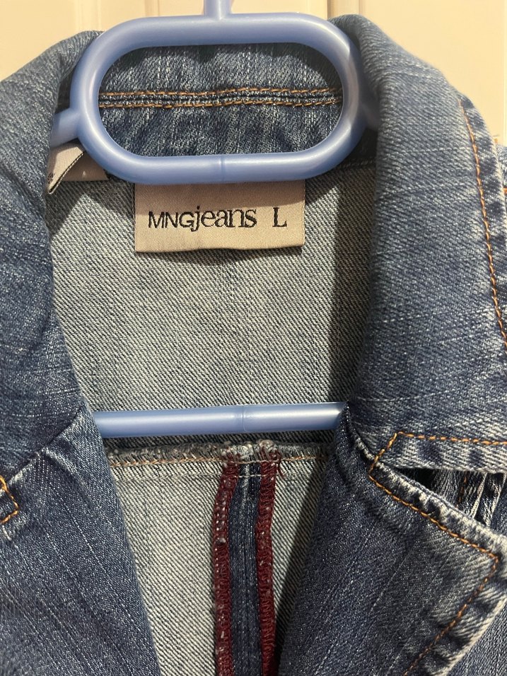 Mavi Denim Kolsuz Ceket - Görsel 3