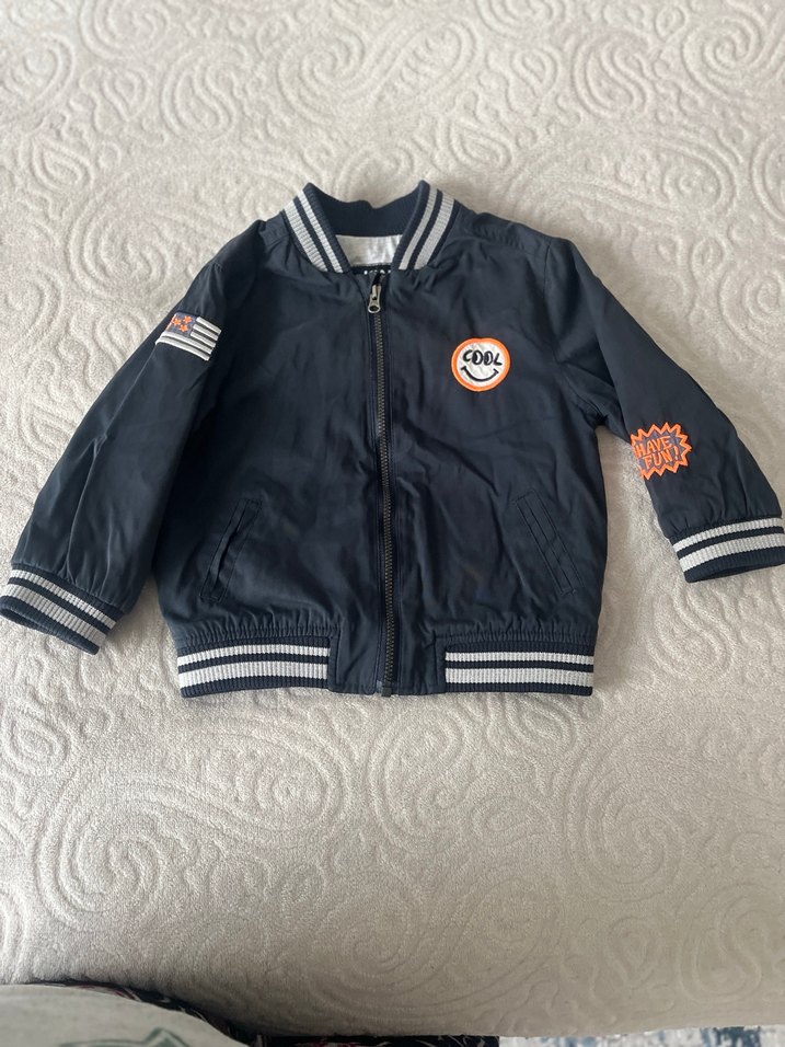 Erkek Çocuk Fermuarlı Sokak Stili Ceket - Görsel 3
