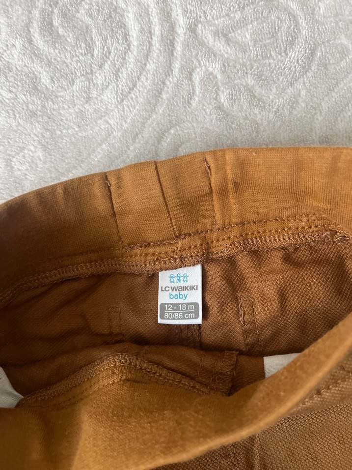 Uzun Kollu Gri Ekoseli Gömlek ve Kahverengi Pantolon Takım - Görsel 3