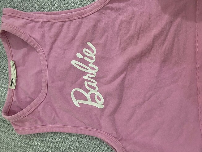 pull bear barbie yazılı crop