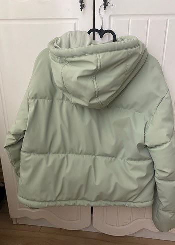 Pull and Bear Mint yeşili mont