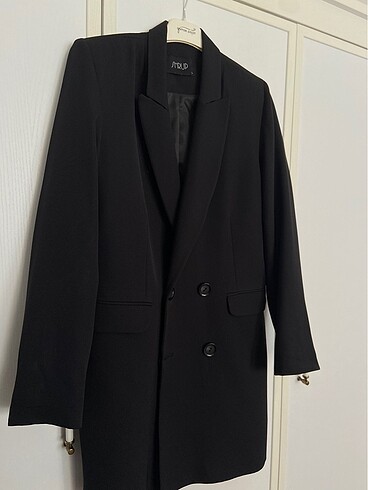 l Beden Siyah Blazer Ceket