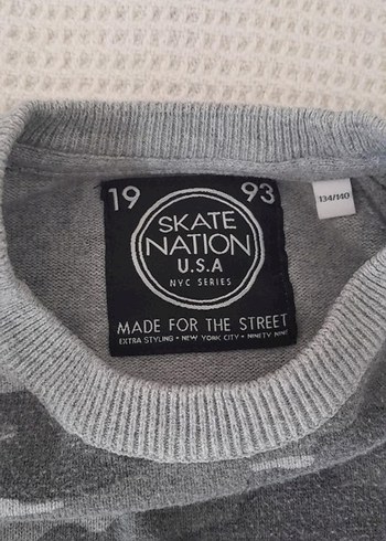 Kamuflaj Desenli Erkek Çocuk Sweatshirt - Görsel 2