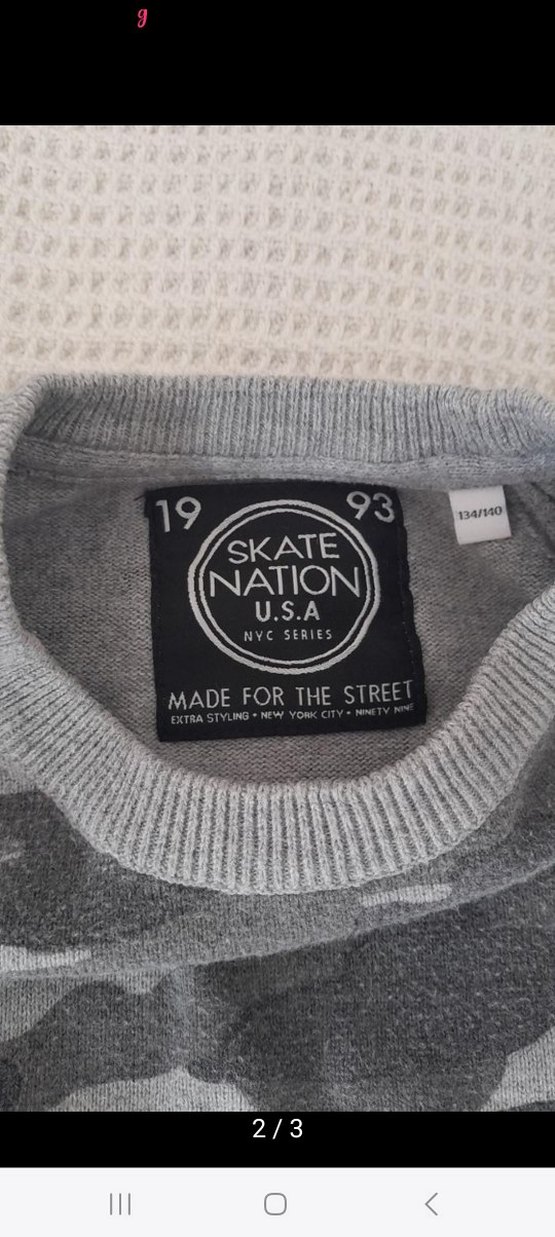 Kamuflaj Desenli Erkek Çocuk Sweatshirt - Görsel 2