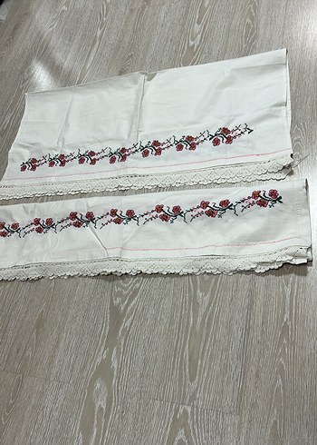 El İşlemeli Geleneksel Dantel Kenarlı Peçeteler - Görsel 4