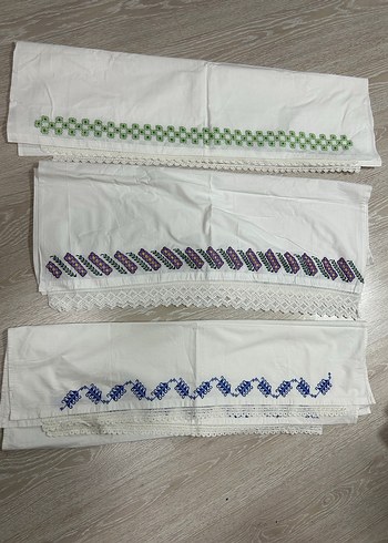 El İşlemeli Geleneksel Dantel Kenarlı Peçeteler - Görsel 15