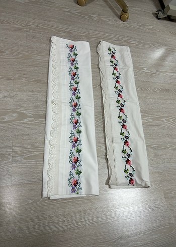 El İşlemeli Geleneksel Dantel Kenarlı Peçeteler - Görsel 5