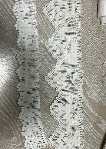 Çiçek Desenli El Yapımı Dantel Şerit - Görsel 12