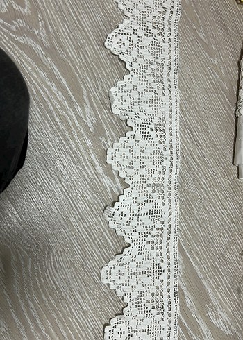 Çiçek Desenli El Yapımı Dantel Şerit - Görsel 10