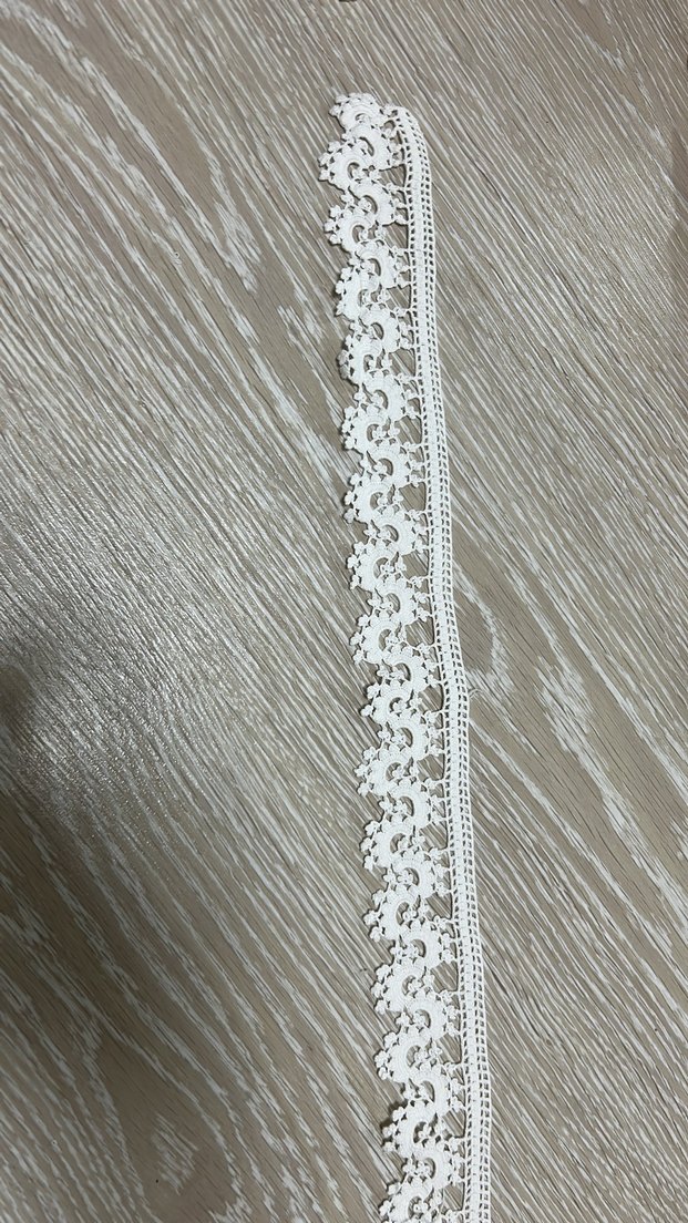 Çiçek Desenli El Yapımı Dantel Şerit - Görsel 5