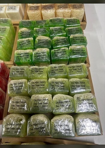 Doğal Lifli Yeşil Sabun - Görsel 6