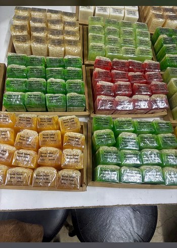 Doğal Lifli Yeşil Sabun - Görsel 3