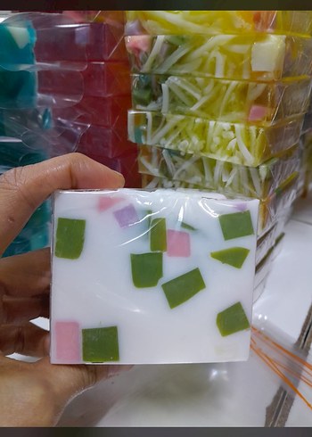 Doğal Lifli Yeşil Sabun - Görsel 12