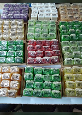 Doğal Lifli Yeşil Sabun - Görsel 9