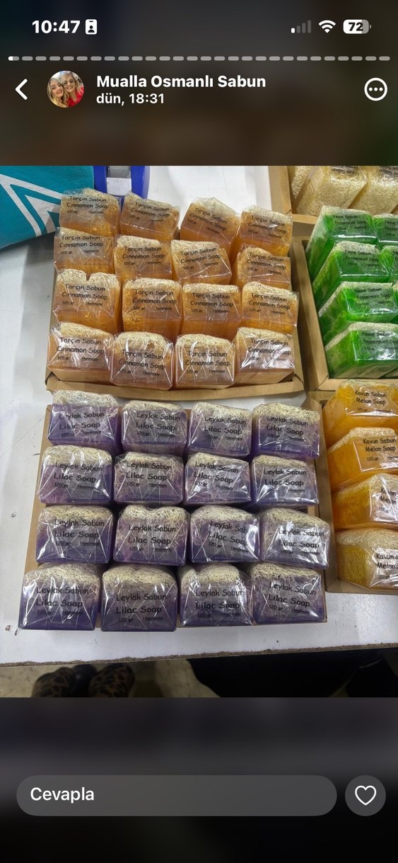 Doğal Lifli Yeşil Sabun - Görsel 2