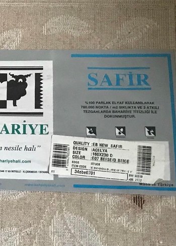 Bahariye halı Bej İşlemeli Klasik Halı - Görsel 6