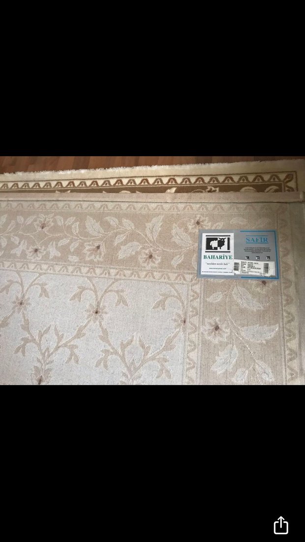 Bahariye halı Bej İşlemeli Klasik Halı - Görsel 4