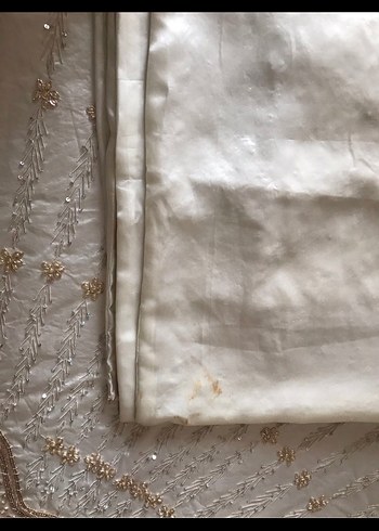 Yatak örtüsü İşlemeli Beyaz Parlak - Görsel 6