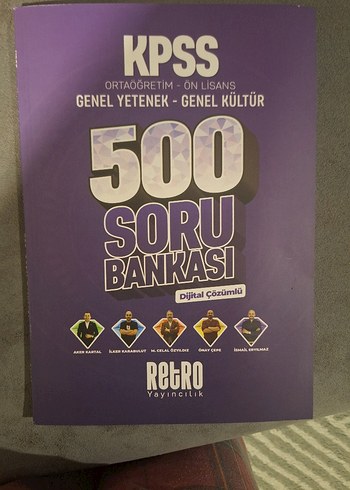 KPSS 500 Soru Bankası - Genel Yetenek ve Kültür