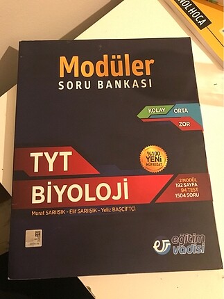 tyt biyoloji eğitim vadisi soru bankası