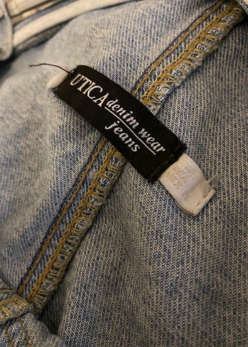 Kadın Mavi Denim Askılı Midi Tulum - Görsel 6