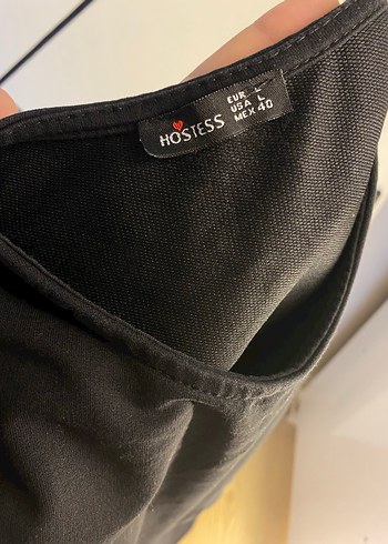 Siyah Kemerli Elbise - Görsel 5