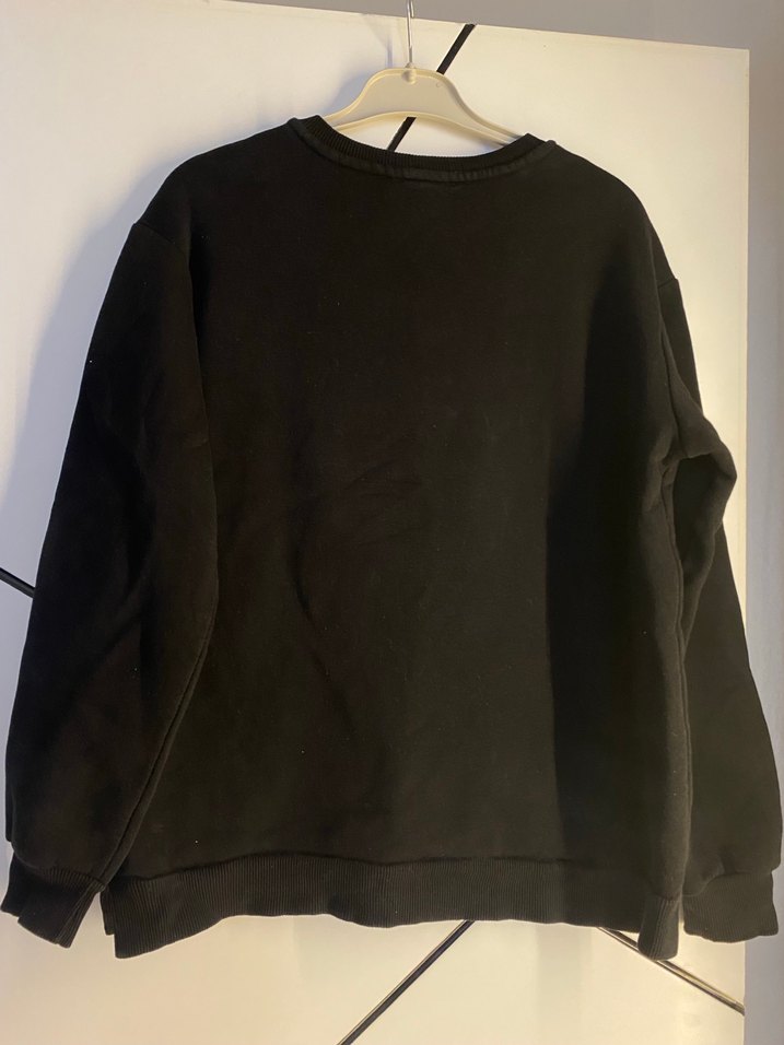 Mavi Baskılı Kadın Sweatshirt - Görsel 3