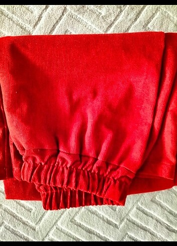 Kadife bol paca pantalon 