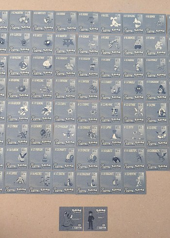 Renkli Pokemon stickerler - Görsel 5