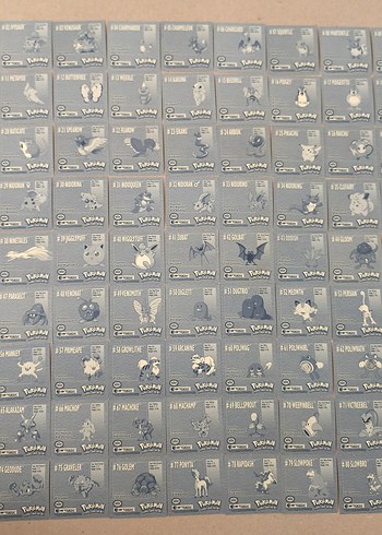 Renkli Pokemon stickerler - Görsel 3