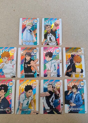  Beden Renk Haikyuu kart 