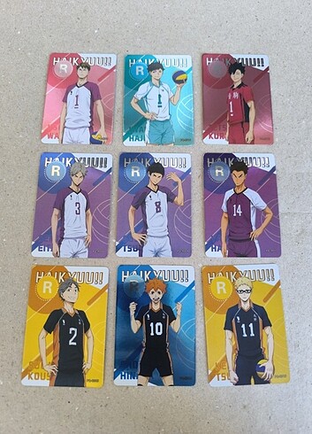  Haikyuu kart 