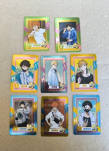  Beden Haikyuu kart 