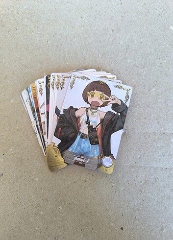 Anime kızı kart 