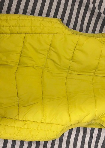 Erkek Çocuk Sarı Fermuarlı Yelek - Görsel 3