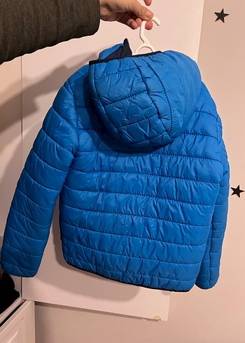 Erkek Çocuk Mavi Fermuarlı Mont - Görsel 2